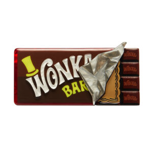 Winning Wonka Bar Brooch - Wonka 24 - Erstwilder