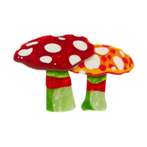 Candy Mushrooms Brooch - Wonka 24 - Erstwilder