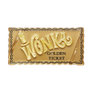 Golden Ticket Brooch - Wonka 24 - Erstwilder