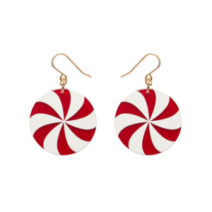 Lollies Drop Earrings - Red - Wonka 24 - Erstwilder