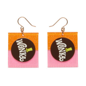 Willy Wonka Bar Drop Earrings - Wonka 24 - Erstwilder