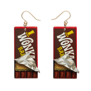 Winning Wonka Bar Drop Earrings - Wonka 24 - Erstwilder