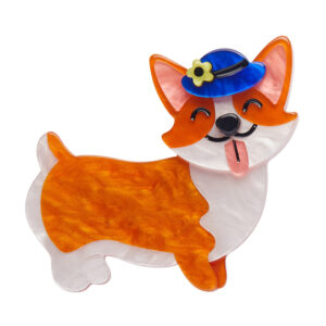Susan the Corgi Brooch - London Calling 2025 - Erstwilder