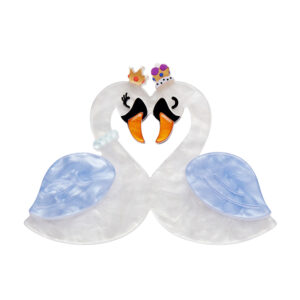 Swan Love Brooch - London Calling 2025 - Erstwilder
