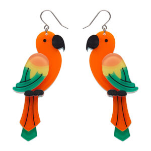 Pancha's Parrots Drop Earrings - Fan Favourites March 25 - Erstwilder