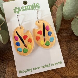 Artists Palette Drop Earrings - Smyle
