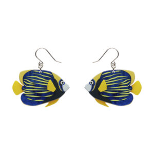 Emperor Angelfish Drop Earrings - Barrier Reef 25 - Erstwilder