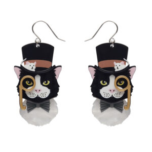 Posh Pussycat Drop Earrings - Lucia Heffernan - Erstwilder