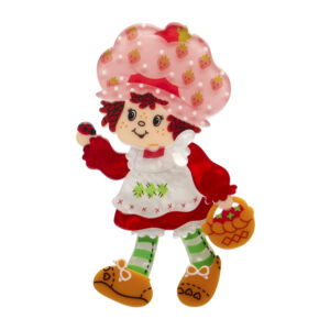 Strawberry Strolling Brooch - Strawberry Shortcake 25 - Erstwilder
