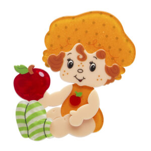 Apple Dumpling Brooch - Strawberry Shortcake 25 - Erstwilder