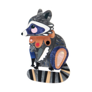 Resourceful Racoon Brooch - Pete Cromer 25 - Erstwilder