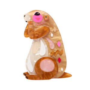 Prudent Prairie Dog Brooch - Pete Cromer 25 - Erstwilder