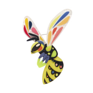Youthful Yellowjacket Brooch - Pete Cromer 25 - Erstwilder