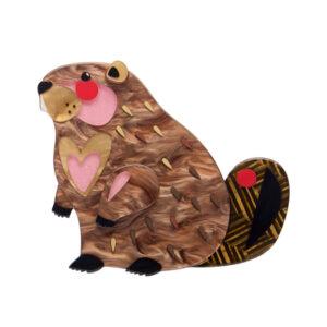 Busy Beaver Brooch - Pete Cromer 25 - Erstwilder