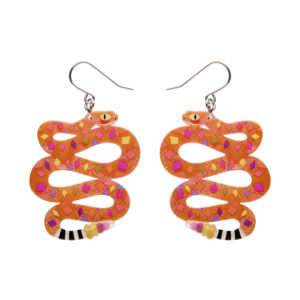 Rowdy Rattlesnake Earrings - Pete Cromer 25 - Erstwilder