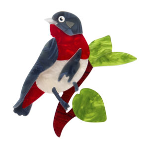 Mabel the Mistletoebird Brooch - Australiana Aug 25 - Erstwilder