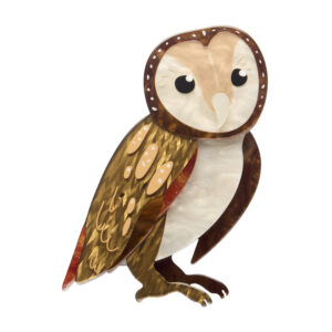 Maisie Masked Owl Brooch - Australiana Aug 25 - Erstwilder