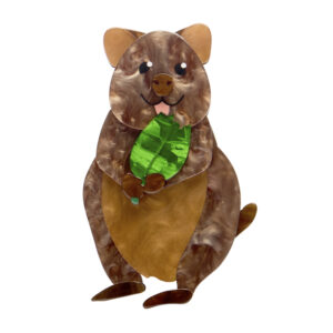 Quinn the Quokka Brooch - Australiana Aug 25 - Erstwilder