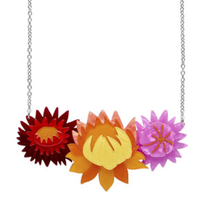 Strawflowers Necklace - Australiana Aug 25 - Erstwilder