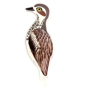 Bush Stone Curlew Pin - Smyle Designs