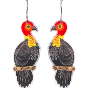 Australian Brush Turkey Drop Earrings - Smyle Designs