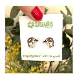 Bush Stone Curlew Stud Earrings - Smyle Designs
