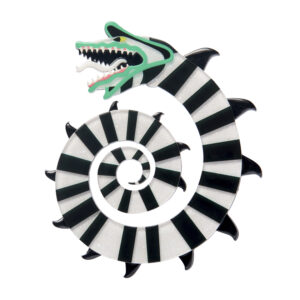 Sandworm Brooch - Thrills and Chills Hallows 25 - Erstwilder