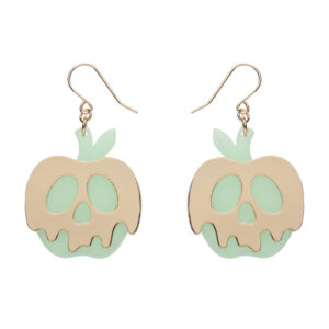 Poison Apple Drop Earrings - Glow in dark - Haunted At Heart 2025 - Erstwilder