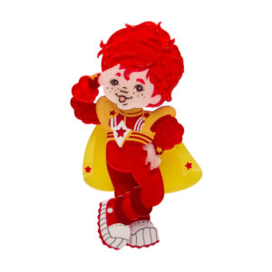 Red Butler Brooch - Rainbow Brite - Erstwilder