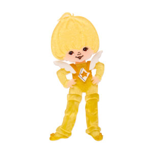 Canary Yellow Brooch - Rainbow Brite - Erstwilder