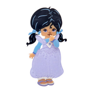 Indigo Brooch - Rainbow Brite - Erstwilder