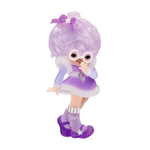 Shy Violet Brooch - Rainbow Brite - Erstwilder