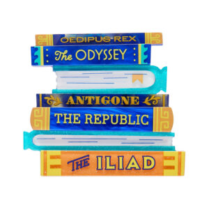 Words of the Wise Brooch  - Erstwilder Greek Odyssey Jan 26