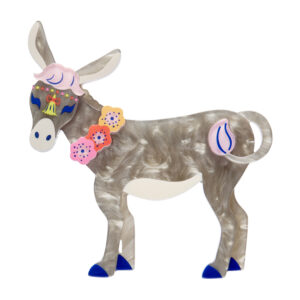 Devoted Donkey Brooch  - Erstwilder Greek Odyssey Jan 26