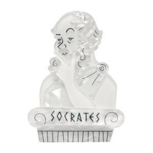 Socratic Method Brooch  - Erstwilder Greek Odyssey Jan 26