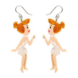 Wilma Flintstone Drop Earrings - Hanna Barbera 26 - Erstwilder