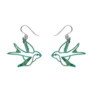 Swallow Drop Earrings Essentials - Green - Fan Favourites March 2025