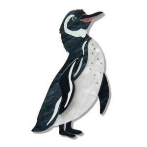 Galapagos Penguin Brooch - Rarest Kind April 26