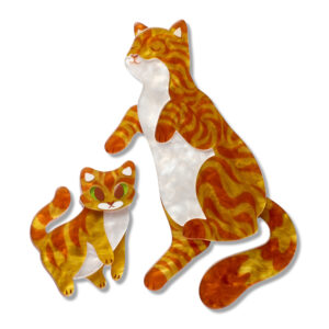 Purrfect Harmony Brooch Pair - By Your Side - Apr26