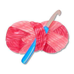 Hooked on Crochet Brooch - Arts and Craft 26 - Erstwilder
