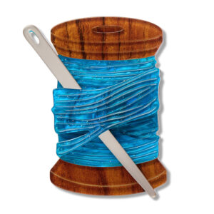 Thread the Needle Brooch - Arts and Craft 26 - Erstwilder