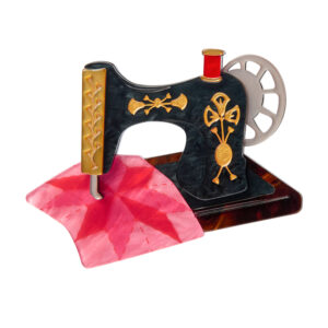 Singer of Seams Brooch - Arts and Craft 26 - Erstwilder