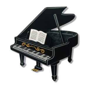 Play it Again Brooch - Arts and Craft 26 - Erstwilder
