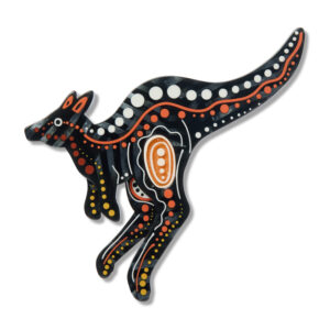 Matjumpa Ritjinguthinha Brooch - Kangaroo - Brooke Sutton 2026 - Erstwilder