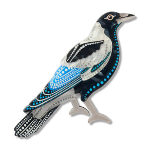 Kulpurru Brooch - Magpie - Brooke Sutton 2026 - Erstwilder