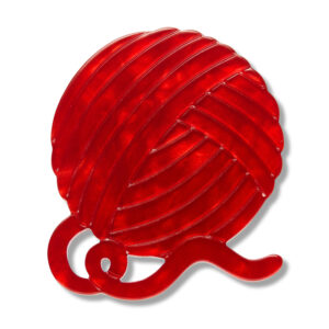 Ball of Yarn Simplified Mini Brooch - Arts and Craft 26 - Erstwilder
