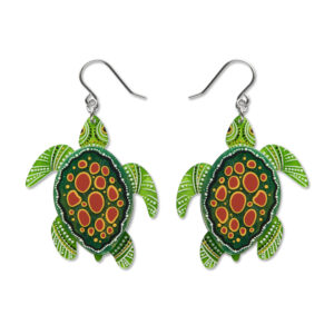 Yaunati Drop Earrings - Turtle - Brooke Sutton 2026 - Erstwilder