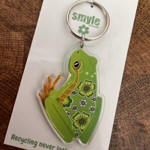 Green Treefrog Keyring - Smyle Designs