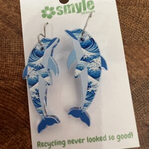 Dolphin Drop Earrings - Smyle Designs