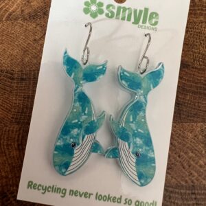 Whale Drop Earrings - Smyle Designs